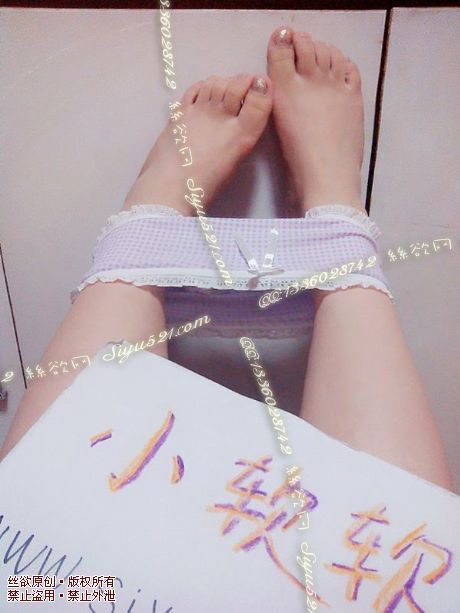 淑女棉质紫白格格小内内~可按要求穿~~原味内裤|裤类三角内内